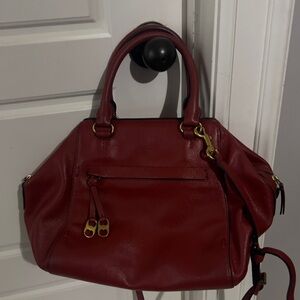 Tory Burch Deep Red Satchel